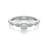 Pierścionek białe złoto z diamentami AJPZ_133